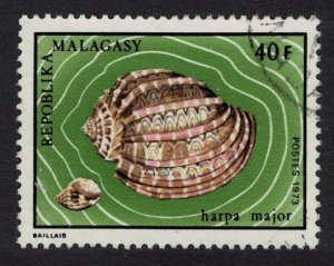 Malagasy Rep. Common harp Shell 1973 Canc SC#485 SG#242