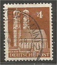 GERMANY, 1948, used 4pf, Munich Scott 635a
