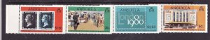Anguilla-Sc#371-4-unused NH set-id8-Stamp on Stamp-London 1980-