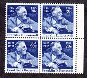 USA. Scott # 1950, MNH, Block of 4, Cat = $ 1.65, Lot 230750 -02