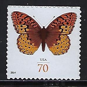 Catalog # 4859 Single Stamp   Butterfly Fritillary Great Spangled