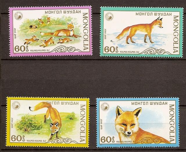 Mongolia - Mi. 1934-37 (Animals)  - MNH - M1940