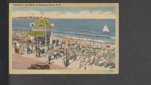 KAPPYSSTAMPS KS1639 POSTAL EVENT SCOTT# 899 HAMPTON BEACH NH 1940'S  CONCERT