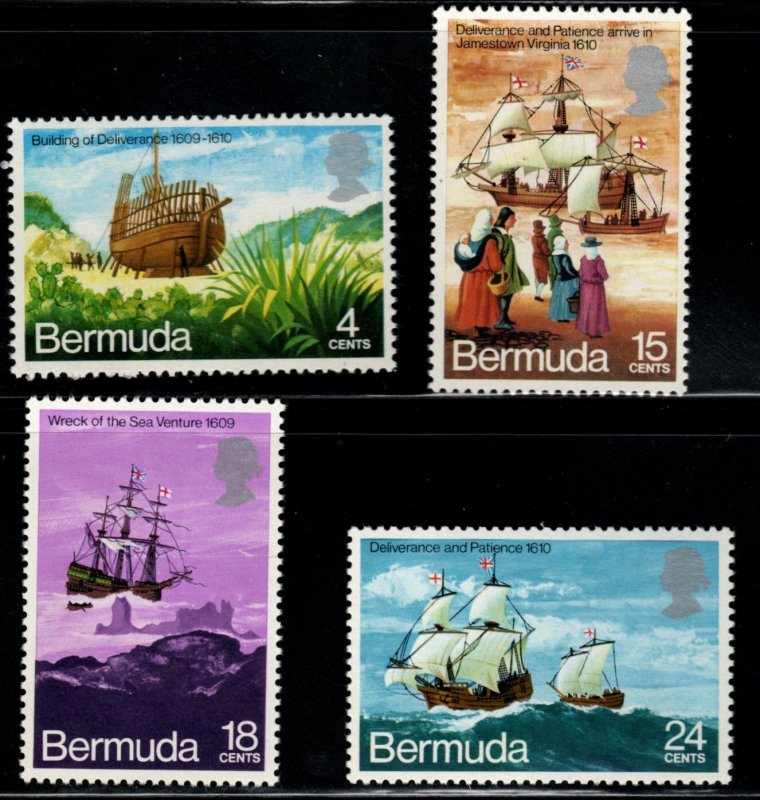 BERMUDA Scott 280-283 MNH** Tall Ship Set 1971 issue