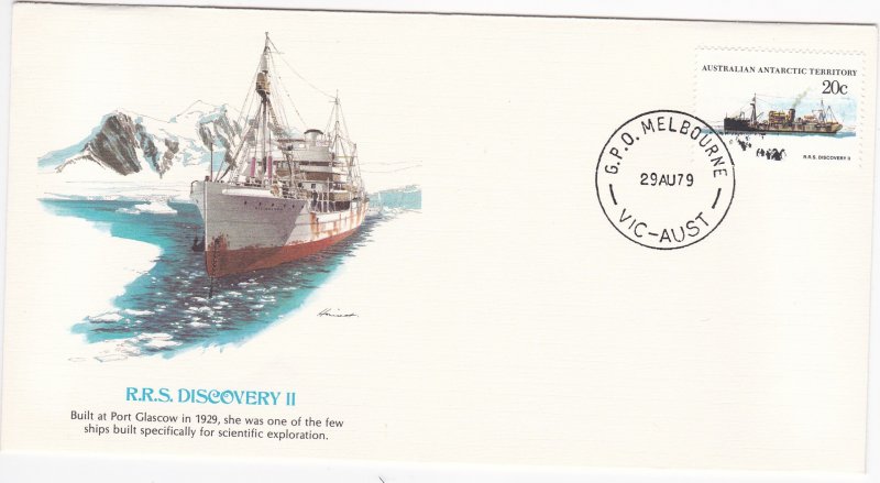 Australian Antarctic Terr.# L43, Ships of the Antarctic, First Day Cover