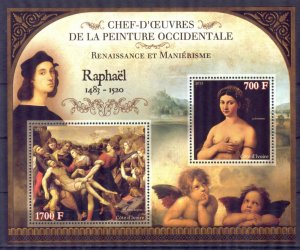 Ivory Coast 2013 Art Paintings Raphael Sheet MNH