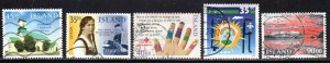Iceland #766, 889, 779, 818, 831 ~ Used