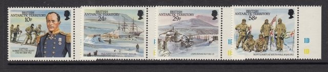 British Antarctic Territory 137-40 mnh