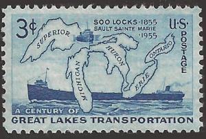 # 1069 MINT NEVER HINGED SOO LOCKS