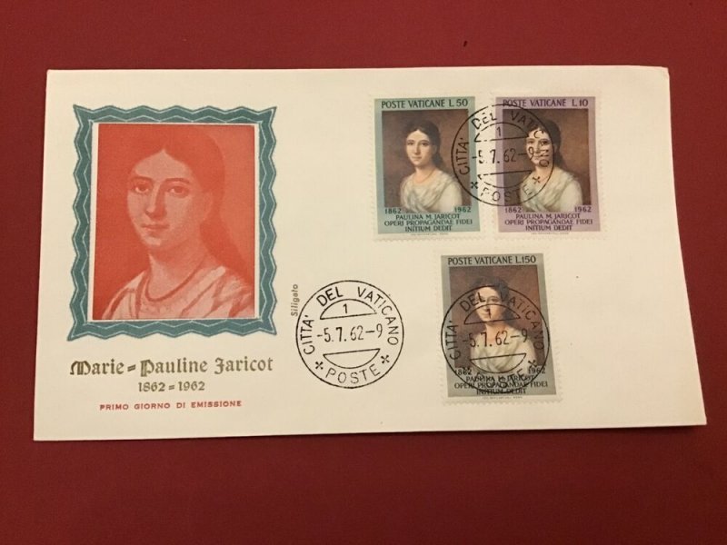 Vatican 1962 Marie Pauline Jaricot   Postal Cover R42346