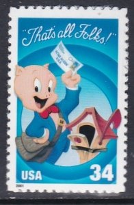 3534a Porky Pig MNH