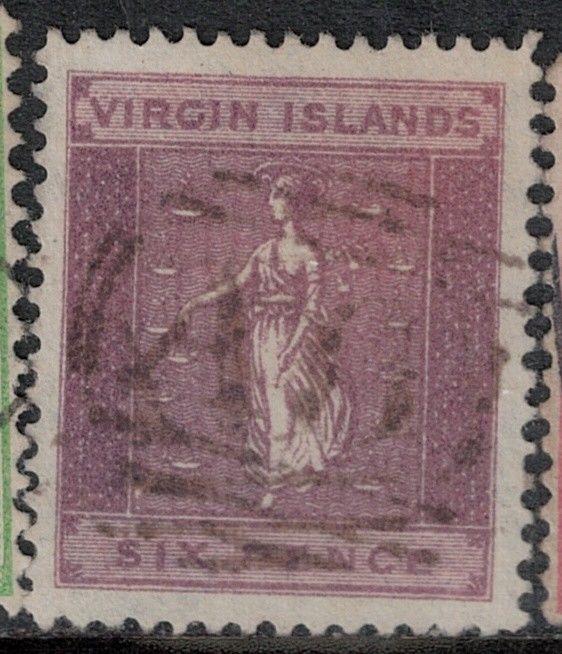 Virgin Islands 1887 SC 17 Used SCV $55