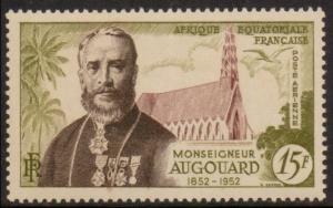 French Equatorial Africa #C36 1952 Monsigneur Augourd MNH