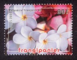 French Polynesia Sc# 925 MNH Frangipani Flowers