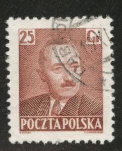 Poland Scott 493 Used 