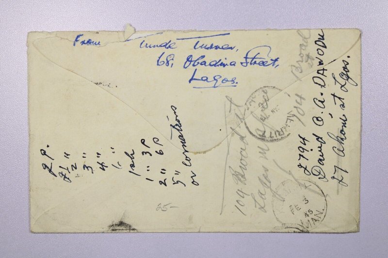 Jamaica 1945 Censor Cover to Canada / Forwarded - L38716