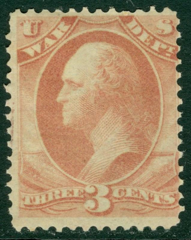 EDW1949SELL : USA 1873 Scott #O85 MNH Very Fresh 1 short perf PSAG Cert Cat $525 