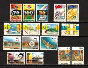 Ned. Antilles 1992-93, six complete sets, MNH** (3392)