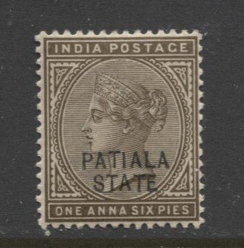 STAMP STATION PERTH Patiala State #16 QV Definitive MVLH