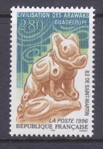 France 2506 MNH 1996 Arawak Civilization Saint Martin Issue Very Fine