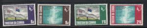 Tristan da Cunha Sc 120-3 1968 30th Anniv Dependency stamp set mint NH