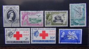 Gilbert & Ellice 1953 Coronation 1960 Phosphate 1963 FFH Red Cross VFU