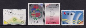 Aruba   #18-21   MNH  1986    MNH   Status aparte . independence