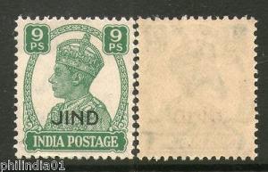 India JIND /JHIND KG VI 9ps SG 139 / Sc 167 MNH Fine