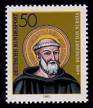 Germany Sc# 1334 MNH St. Benedict of Nursia