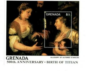 Grenada - 1988 - Titian - Souvenir Sheet - MNH (Scott#1624)