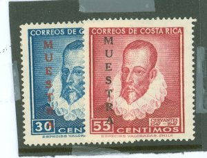 Costa Rica #249-50  Single (Complete Set)