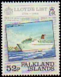 Falkland Islands #404-407 Mint Complete Set(4), 1984, Never Hinged