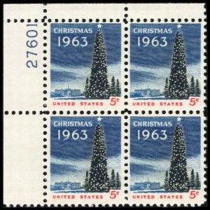 US #1240 CHRISTMAS MNH UL PLATE BLOCK #27601