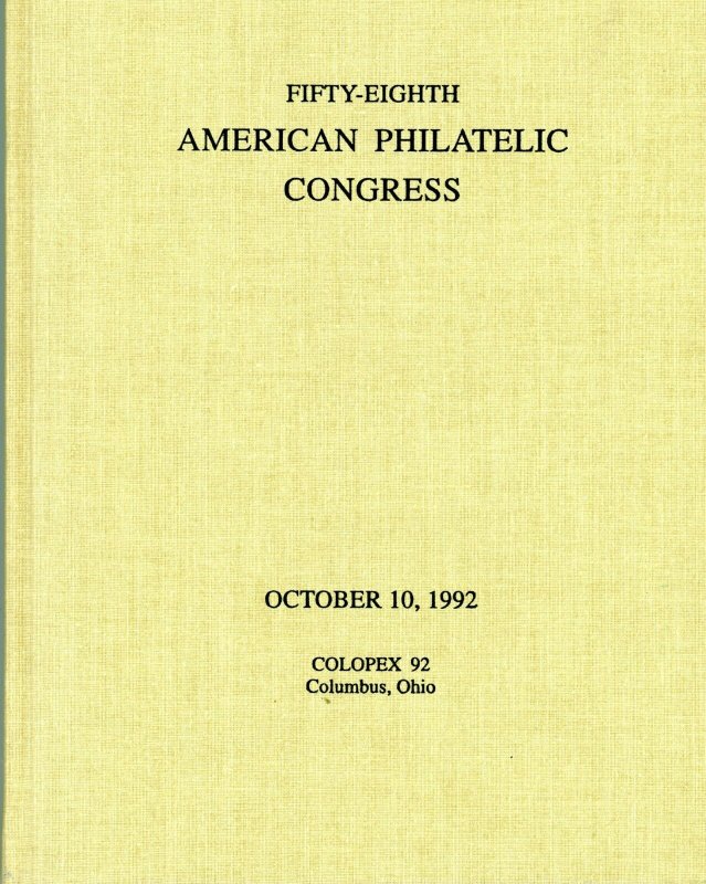 American Philatelic Fifty-Eighth Book 1992