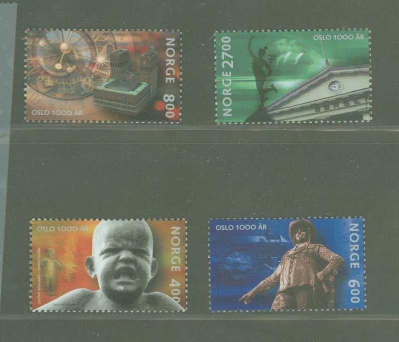 Norway #1249-1252 Mint (NH) Single (Complete Set)