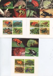 UNITED NATIONS 2006 ENDANGERED SPECIES MAXIMUM CARDS SET 89/91 FIRST DAY CANCEL
