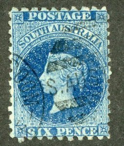 5034 BCX  1867 South Australia Sc.# 47 used cv $8 ( Offers welcome )