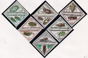 Central African Republic     J1 - 12     unused      singles         CV $11.00