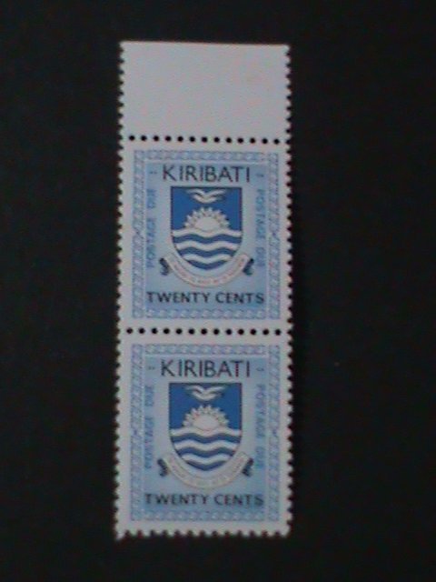 ​KIRIBATI 1981-SC# J2-POSTAGE DUE STAMPS-IPAIRS MNH-LAST ONE-VERY FINE
