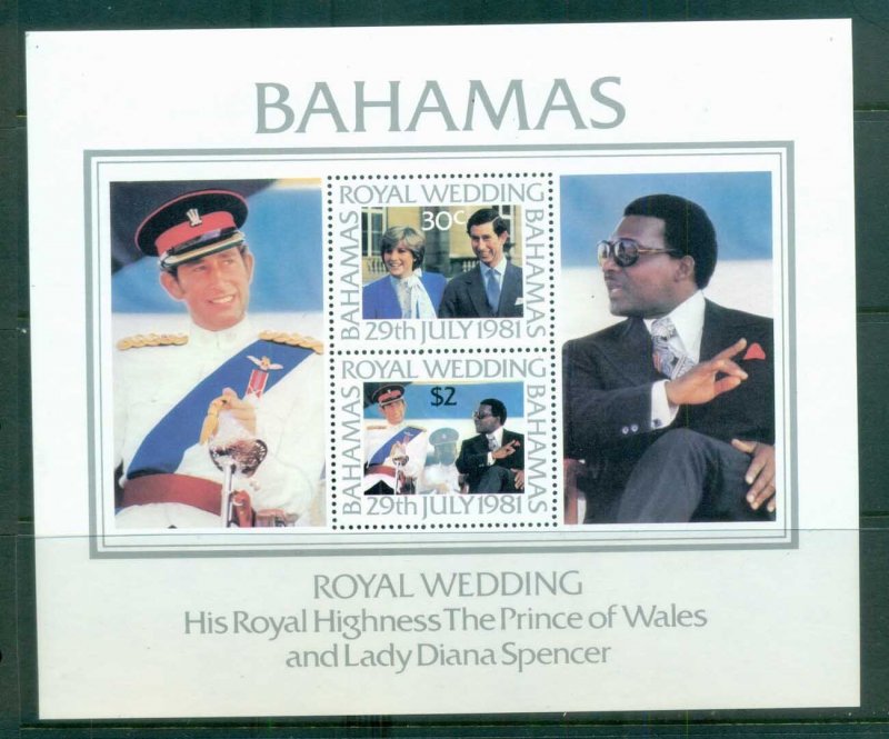Bahamas 1981 Charles & Diana Royal Wedding MS MUH lot81932
