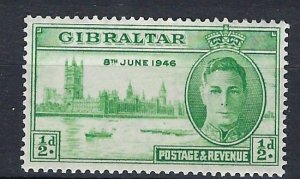 Gibraltar 119 MH 1946 issue (mm1202)