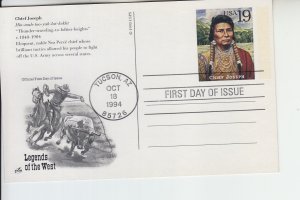 1994 Native American Culture PC (Scott UX182) Artcraft FDC