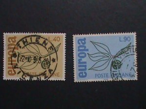 ITALIA-VERY OLD EUROPA USED STAMPS SET  VERY FINE WE SHIP TO WORLD WIDE