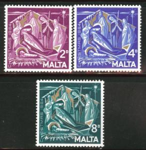 MALTA  Scott 309-11 MH* stamp set