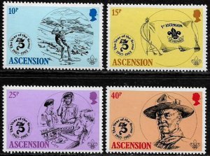 Ascension #301-4 MNH Set - Scouting Year