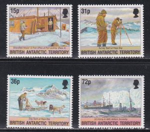 British Antarctic Territory # 214-217, Operation Taberia 50th Anniv NH, 1/2 Cat.