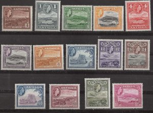 Antigua # 107-120  QE II Definitives, complete to $2.40   (14)  VLH Unused