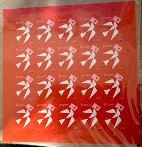 US % 5826 Love forever 2024 full pane of 20 Mint NH