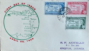 TRINIDAD & TOBAGO FDC 1958 WEST INDIES FEDERATION