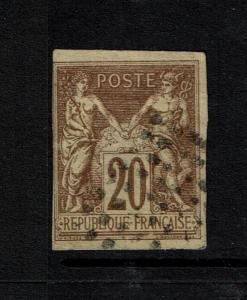 France SC# 70a, Used, imperf - Lot 080217